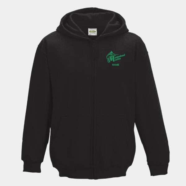 Maidenhead Marlins Kids Zipped Hoodie Thumbnail